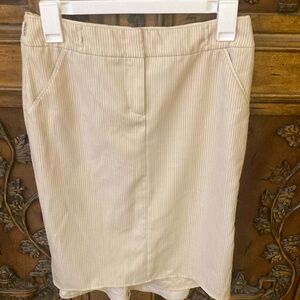 BCBGMaxAzria Tan Pencil Skirt Knee-Length Size 0